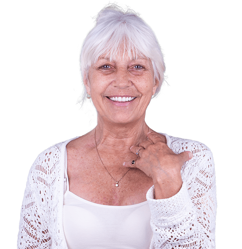 photo of adult female 3 on 6 implants