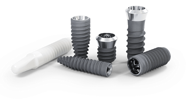 zirconia dental implants, titanium and mini implants in Molar City